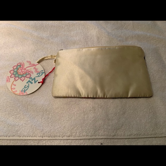 Beaded evening clutch / makeup bag - Picture 2 of 4